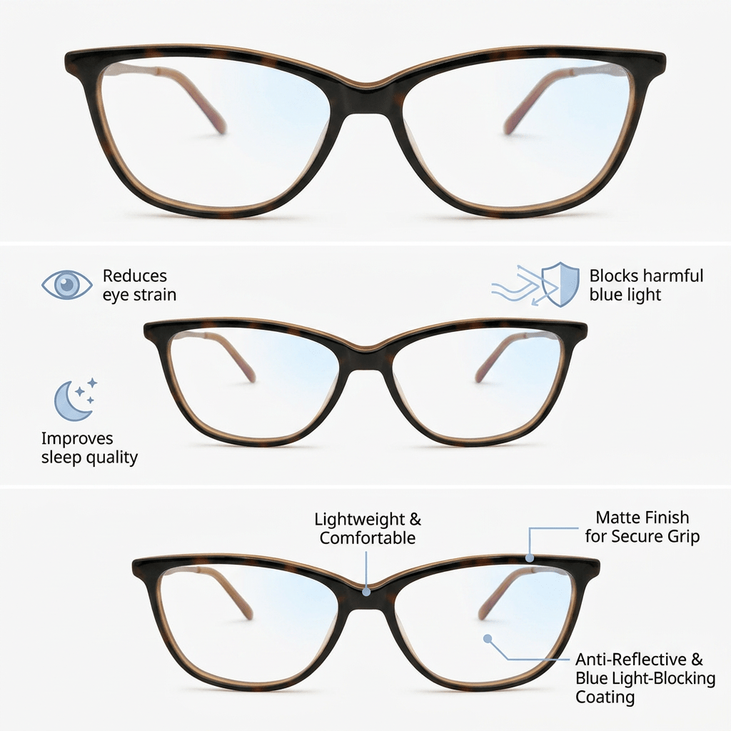 Blue Light Glasses - PIWAKAWAKA - Blue Light Spectacles - GroundedKiwi.nzEyeglasses Eyeglassesanti blueblue lightblue light spectacles