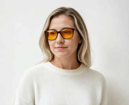 Blue Light Glasses - RURU - Blue Light Spectacles - Yellow Lens - GroundedKiwi.nzEyeglasses Eyeglassesanti blueblue lightblue light spectacles