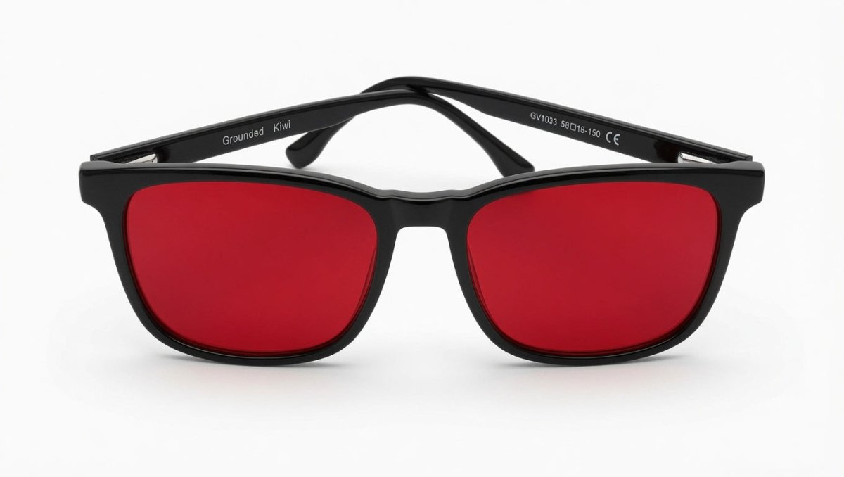 Blue Light Glasses - RURU - Red Lens - GroundedKiwi.nzEyeglasses Eyeglassesanti blueblue lightblue light spectacles