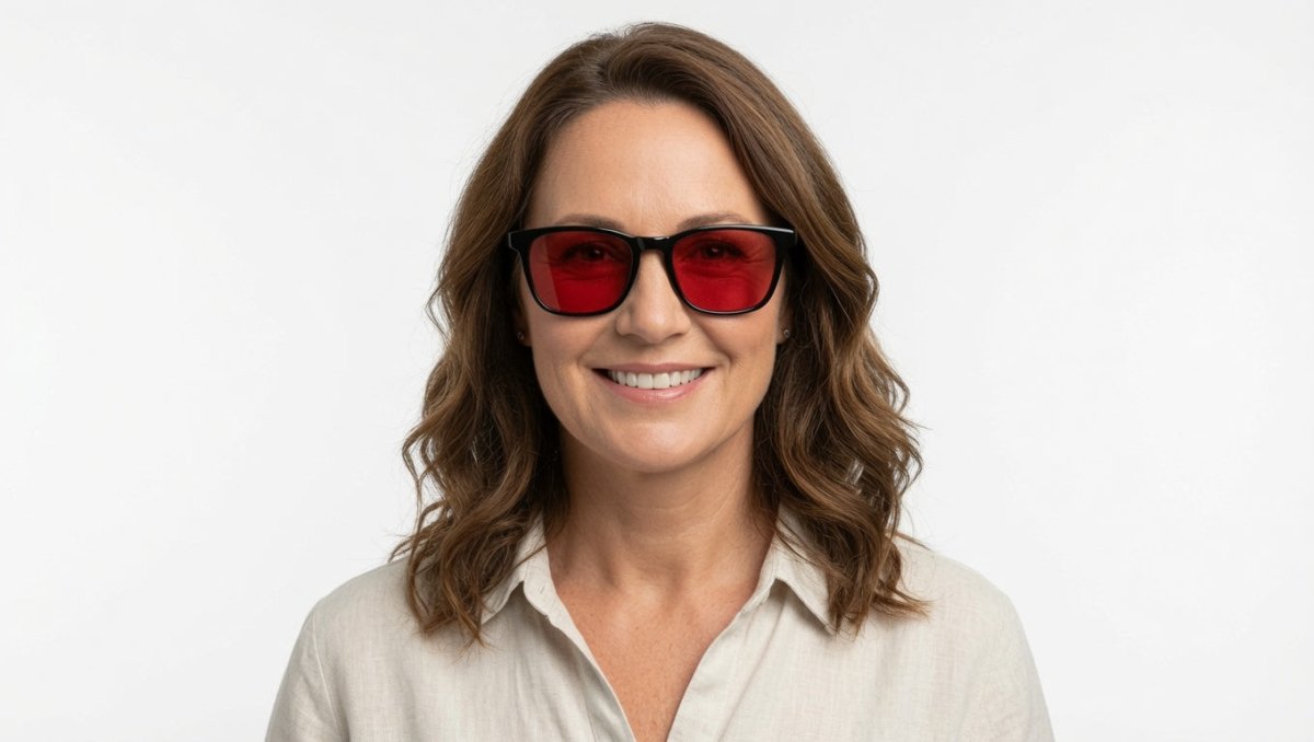 Blue Light Glasses - RURU - Red Lens - GroundedKiwi.nzEyeglasses Eyeglassesanti blueblue lightblue light spectacles