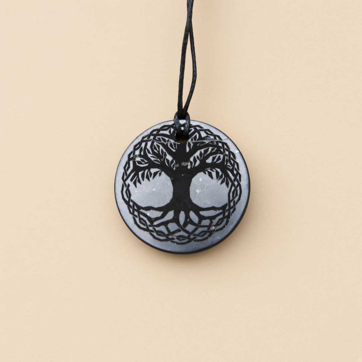 Celtic Shungite pendant Tree of life - Strength & Resilience - GroundedKiwi.nzNecklace Necklace5ganit radiationcrystal