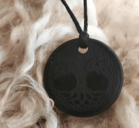 Celtic Shungite pendant Tree of life - Strength & Resilience - GroundedKiwi.nzNecklace Necklace5ganit radiationcrystal