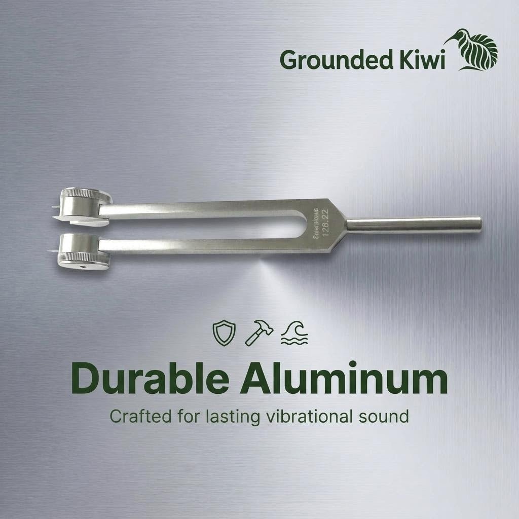 Chakra Tuning Fork Set 8 Piece - GroundedKiwi.nz chakraforkforks