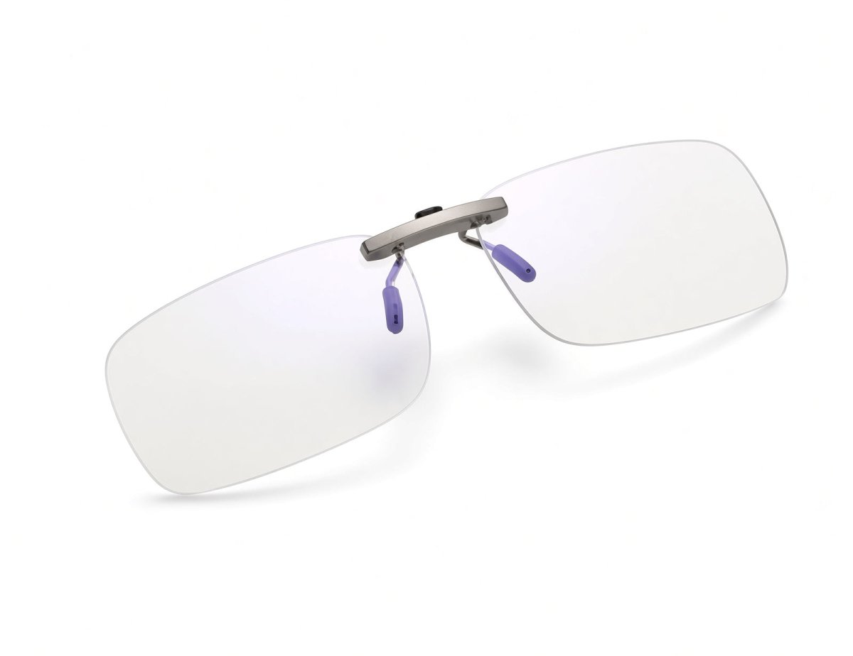 CLIP-ON Clear Blue Light Blocking Computer Glasses