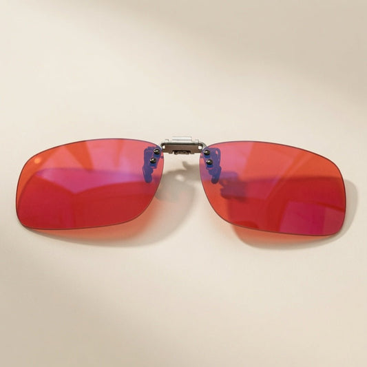 CLIP-ON RED Lens Blue & Green Light Blocking Glasses - GroundedKiwi.nzEyeglasses Eyeglassesanti blueblockblue
