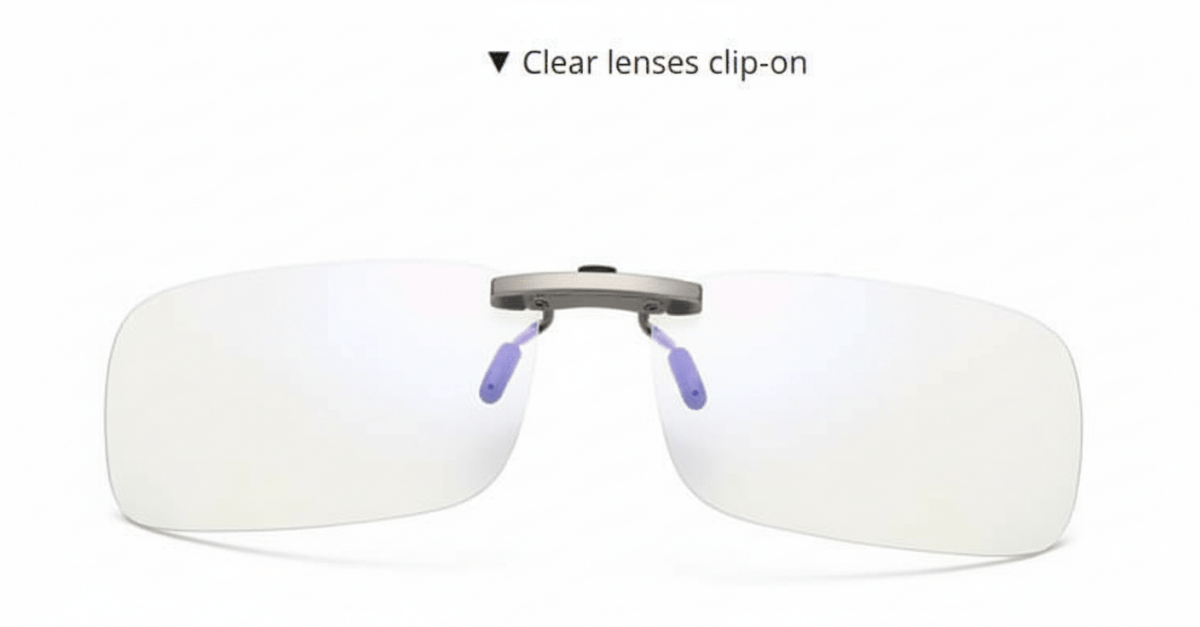 CLIP - ON YELLOW Lens Blue Light Blocking Computer Glasses. - GroundedKiwi.nzEyeglasses Eyeglassesanti blueblockblue