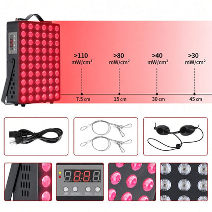 Compact Desktop Red Light Therapy Panel 300W - GroundedKiwi.nzred light therapy red light therapybandbeltdesktop