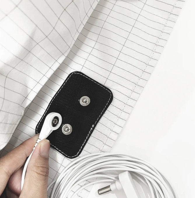 Cotton Earthing Pillow Cover with 5% Silver Fiber - GroundedKiwi.nz bedcottoncover