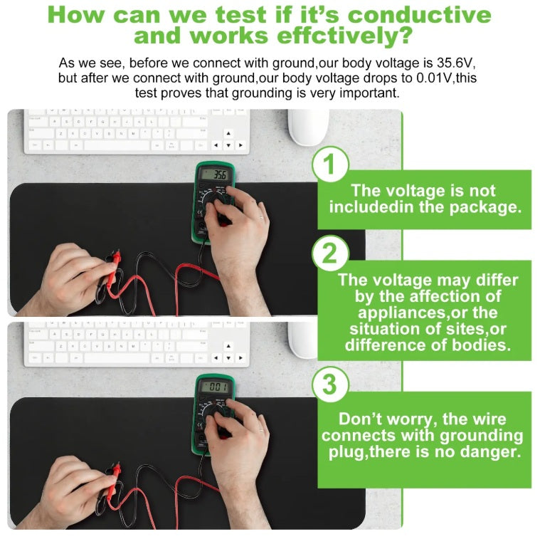 Grounding mat - Desk Pad - Large - 31X99cm