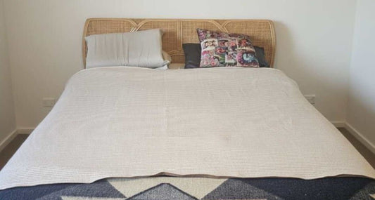 Earthing Blanket Extra Large / Grounding Throw - Soft and versatile 203cm X 150cm - GroundedKiwi.nz bedblanketchair