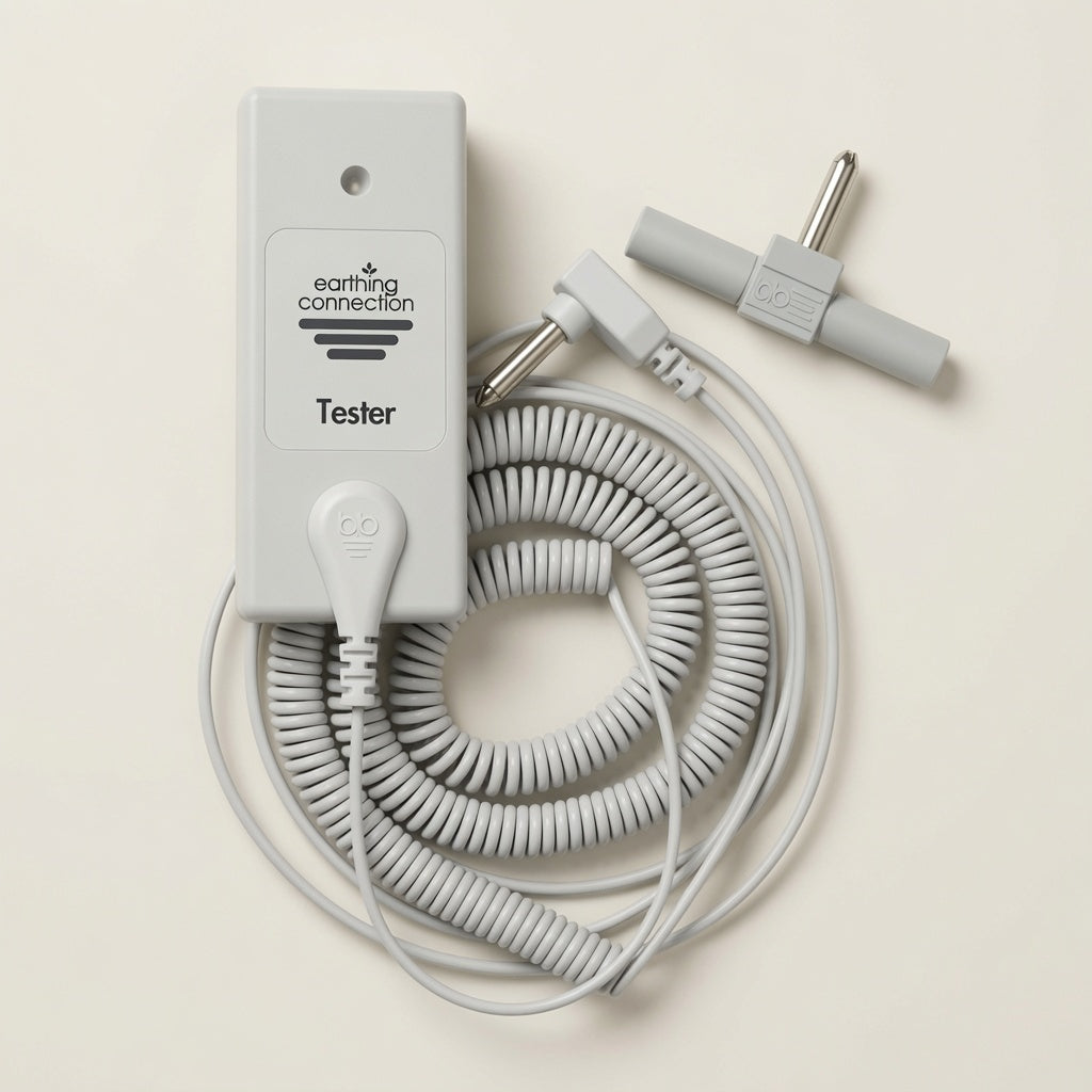 Earthing Conductivity tester + coiled cord + splitter