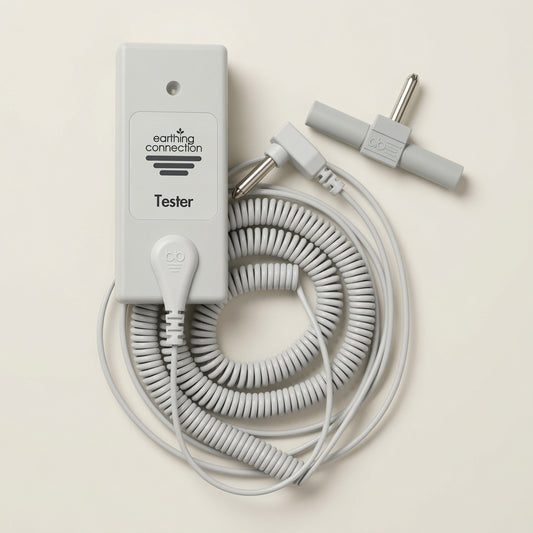 Earthing Conductivity tester + coiled cord + splitter