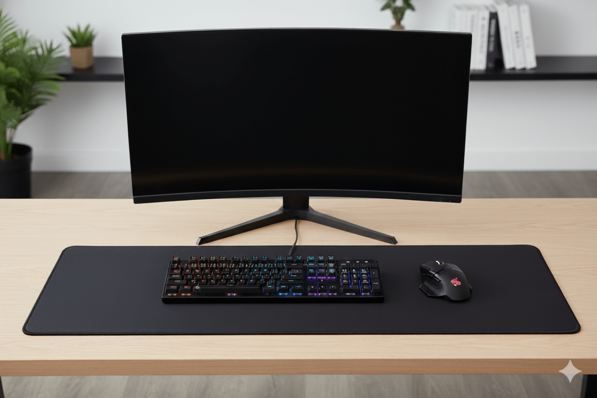 Earthing Desk Mat - MEDIUM 25cm X 68cm - GroundedKiwi.nzOffice Mats Office Matsadd oncomputerdesk