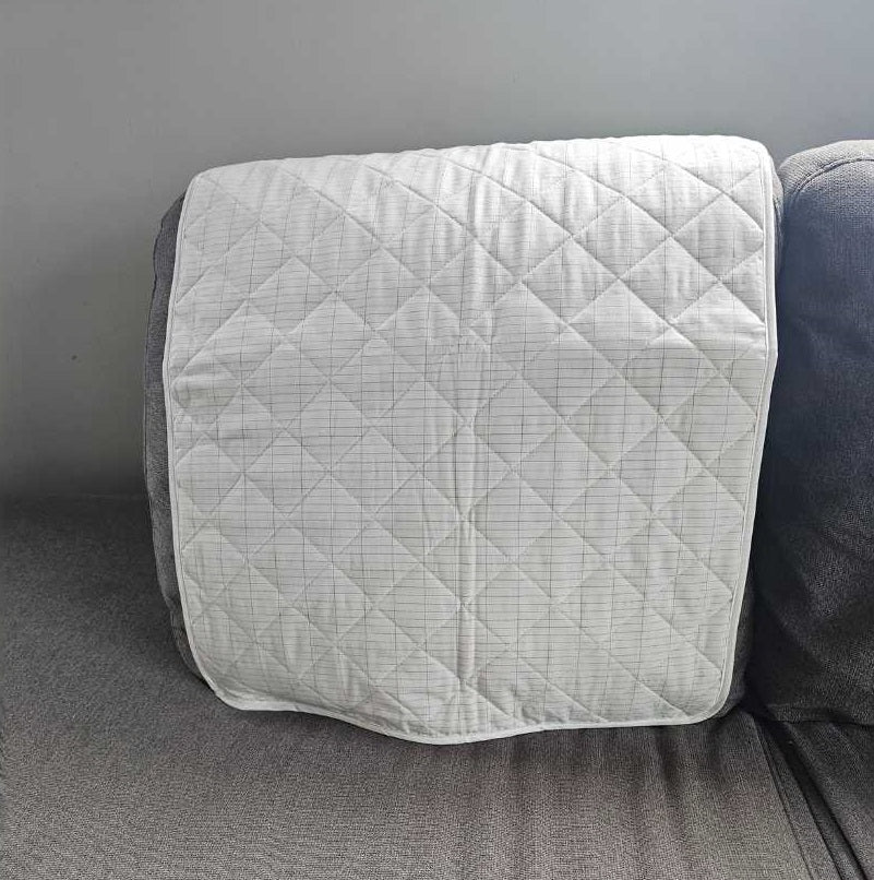 Earthing Quilted Pad - Compact 50x70cm Size Ideal for Sofa, Chair, and Floor - GroundedKiwi.nzThrow pad Throw padadd onbedblanket