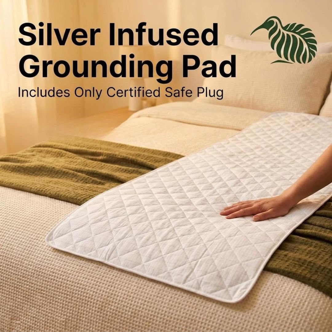 Earthing Quilted Pad Pad - Large 60X190cm, Perfect for Sofas, Chairs, Floors, and Beds - GroundedKiwi.nzBedding Beddingadd onbedblanket