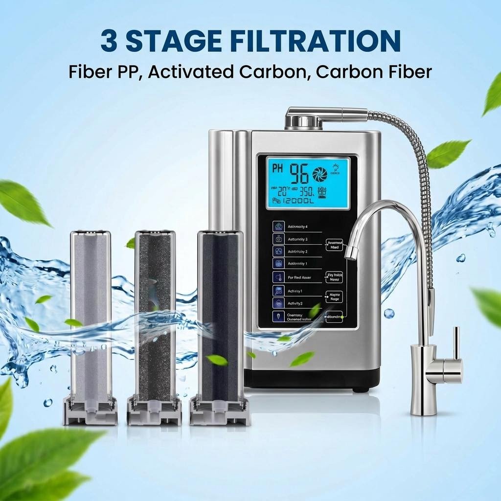 EHM VITA 7 Platinum - Advanced 7 - Plate Alkaline Water Ionizer - GroundedKiwi.nzWater purifier Water purifieralkalinealkaline water kangen waterdrinking