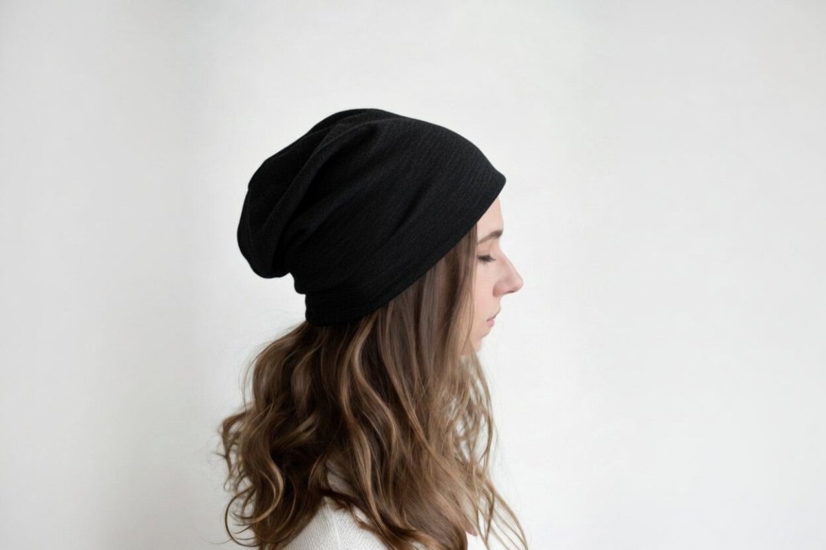 EMF Blocking beanie Blocks 99% of EMF radiation - Black - GroundedKiwi.nz 4g5gautumn