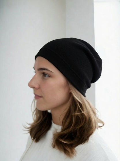 EMF Blocking beanie Blocks 99% of EMF radiation - Black - GroundedKiwi.nz 4g5gautumn