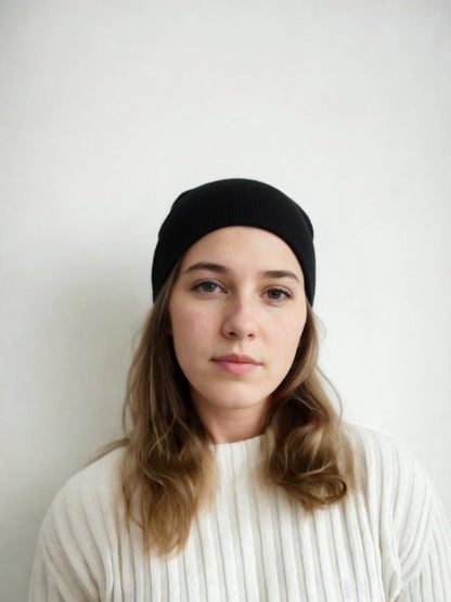 EMF Blocking beanie Blocks 99% of EMF radiation - Black - GroundedKiwi.nz 4g5gautumn