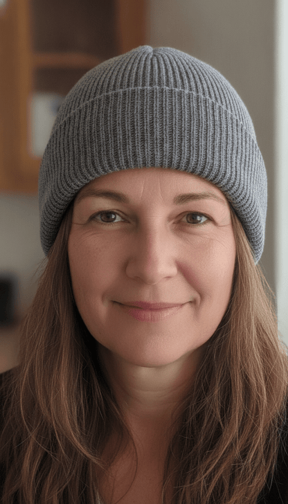 EMF Blocking Beanie - Grey - GroundedKiwi.nzhat hat5gbeanieblocking