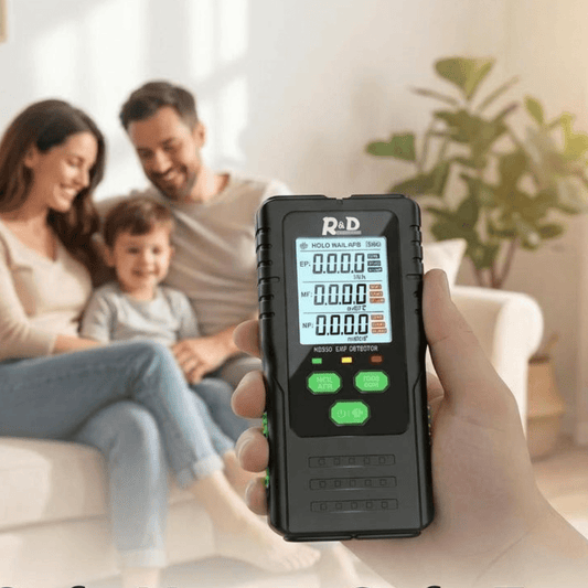 EMF Household Tester 3in1 - Voltage, Magnetic force & Radio Frequencies - GroundedKiwi.nz detectoremfemfs