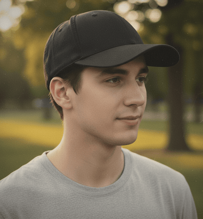 EMF Protection Cap - BLACK - Unisex - Fully Adjustable - GroundedKiwi.nzHats Hatsadjustableanti radiationbaseball