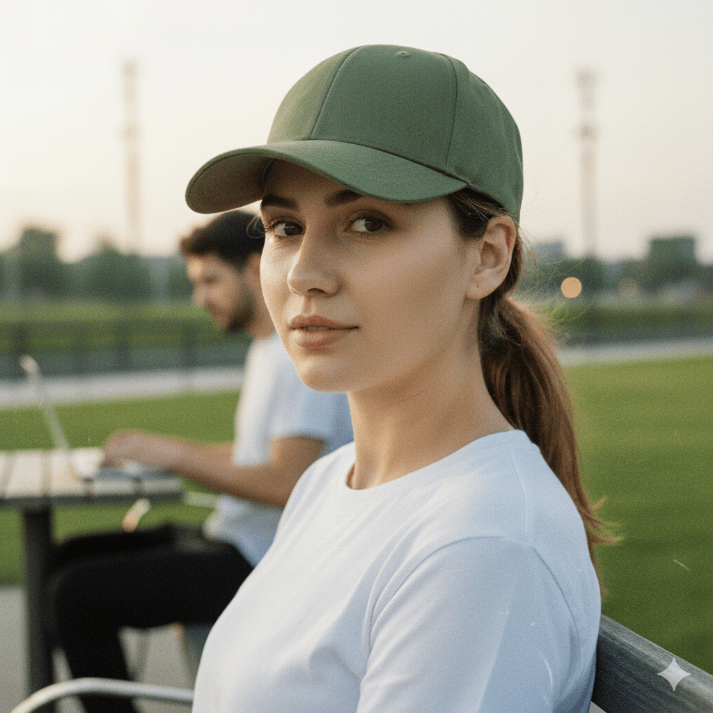 EMF Reducing Cap - Green - Silver Lining - Unisex - Adjustable - GroundedKiwi.nzHats Hatsadjustableanti radiationbaseball