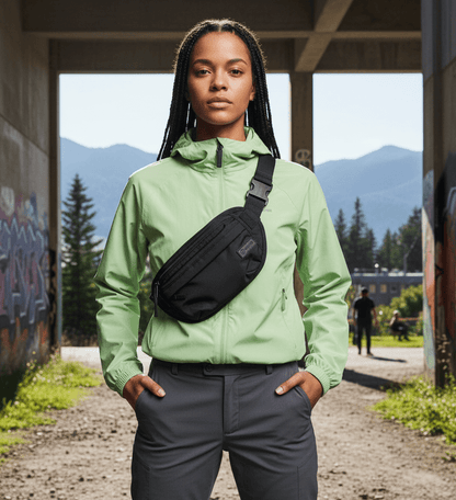 Everyday Faraday Sling Belt Bag by SCRT™ - Go Incognito: Stylish & Security - GroundedKiwi.nzbag bag4g5gadjustable