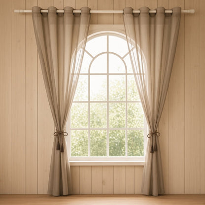 EMF Blocking Curtain Panel - Faraday Silver Fabric Shielding
