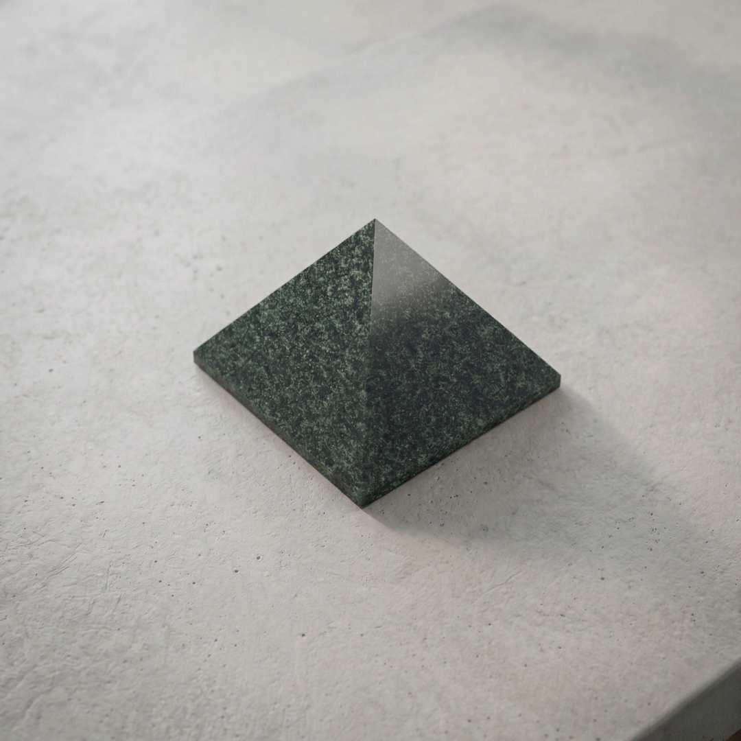 Green Basalt Pyramid 50mm