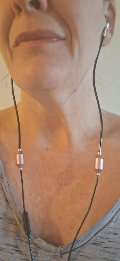 Anti-Radiation Air Tube headphones / Earbuds - Reducing Radiation and Promoting Safe Listening - TYPE C Connector