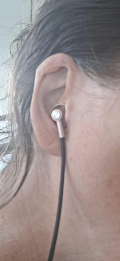 Anti-Radiation Air Tube headphones / Earbuds - Reducing Radiation and Promoting Safe Listening - TYPE C Connector