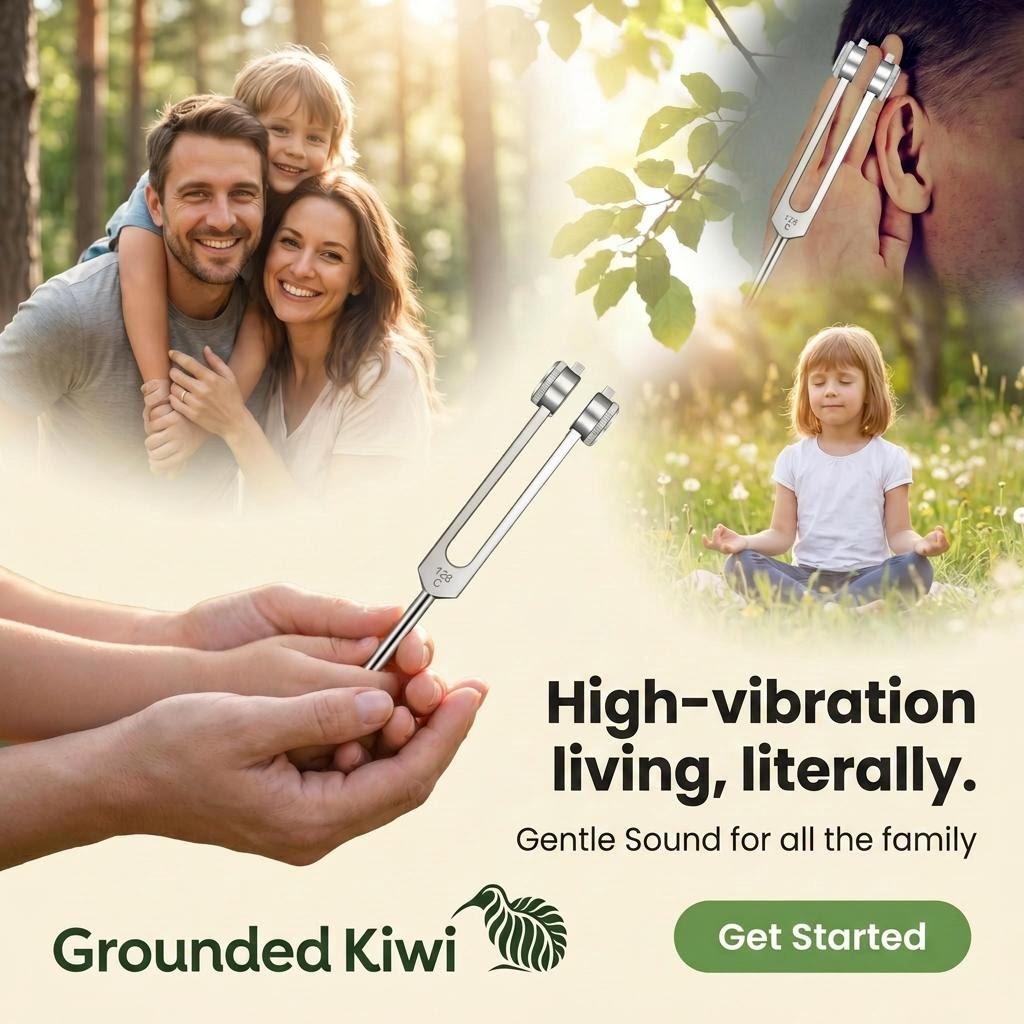 High - Precision Tuning Fork Set for Sound Therapy and Meditation - GroundedKiwi.nz forksmeditationmusic