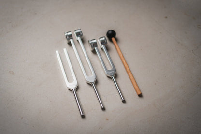 High - Precision Tuning Fork Set for Sound Therapy and Meditation - GroundedKiwi.nz forksmeditationmusic