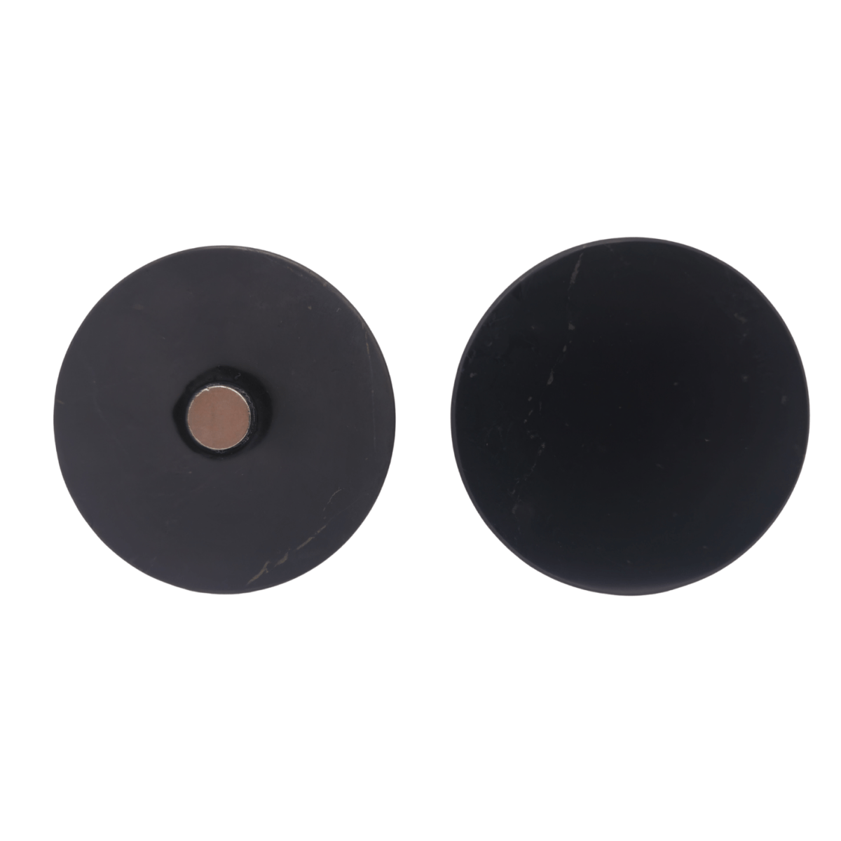 Large 50mm Shungite Fridge Magnet - GroundedKiwi.nz 5ganit radiationcell