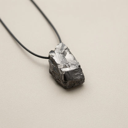 Shungite Elite Crystal pendant - Large 10+grams - Simple natural design