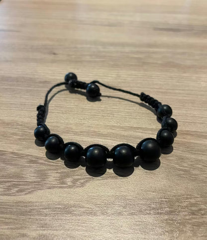 Shungite Shambhala Macramé Bracelet - Adjustable