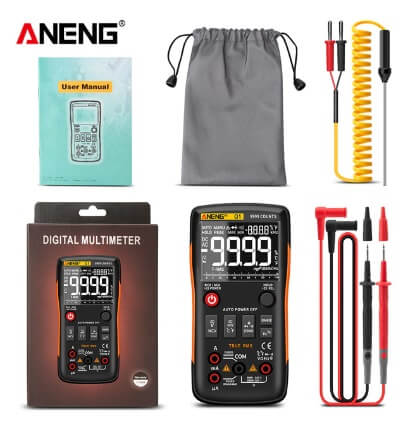 NO BOX - Digital Multimeter - Auto Ranging - Measure Voltage you are being exposed to in the home or outside. - GroundedKiwi.nz