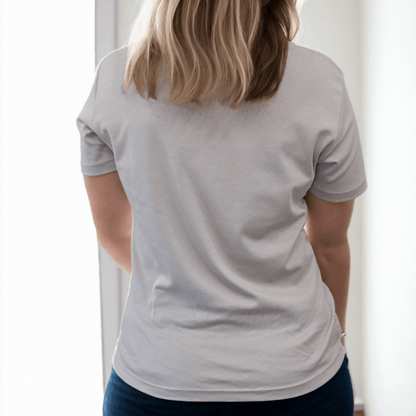 Organic Pima Cotton Tee - Raquel Crew in Steel - GroundedKiwi.nz clothingcottoncrew