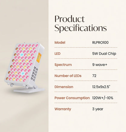 Pro Desktop Red Light Therapy Panel - GroundedKiwi.nzred light therapy red light therapybandbeltdesktop