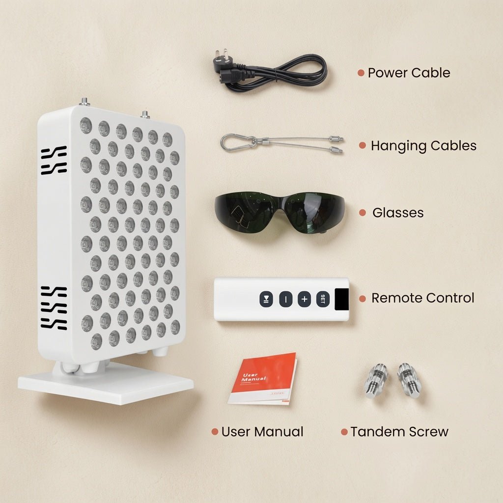 Pro Desktop Red Light Therapy Panel - GroundedKiwi.nzred light therapy red light therapybandbeltdesktop