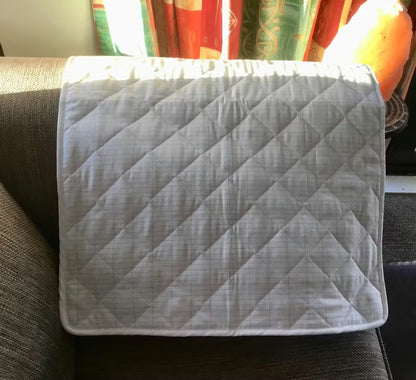 Earthing Quilted Pad - Compact 50x70cm Size Ideal for Sofa, Chair, and Floor