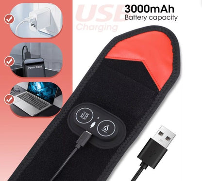 Red Light Therapy + Heated Massage Strap - GroundedKiwi.nzred light therapy red light therapybandbeltelbow