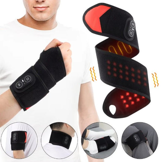 Red Light Therapy + Heated Massage Strap - GroundedKiwi.nzred light therapy red light therapybandbeltelbow