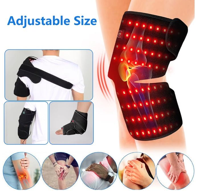 Red Light Therapy Joint Wrap - Knee, Shoulder, Elbow, Ankle - GroundedKiwi.nzred light therapy red light therapybandbeltelbow