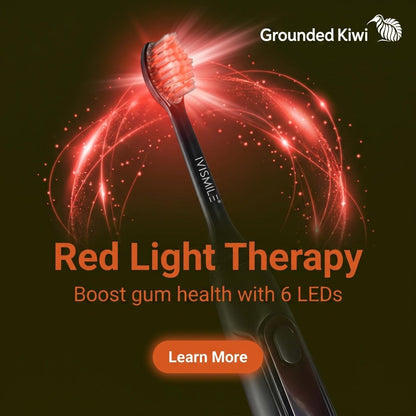 Red Light Therapy Toothbrush - GroundedKiwi.nz hygienemouthoral
