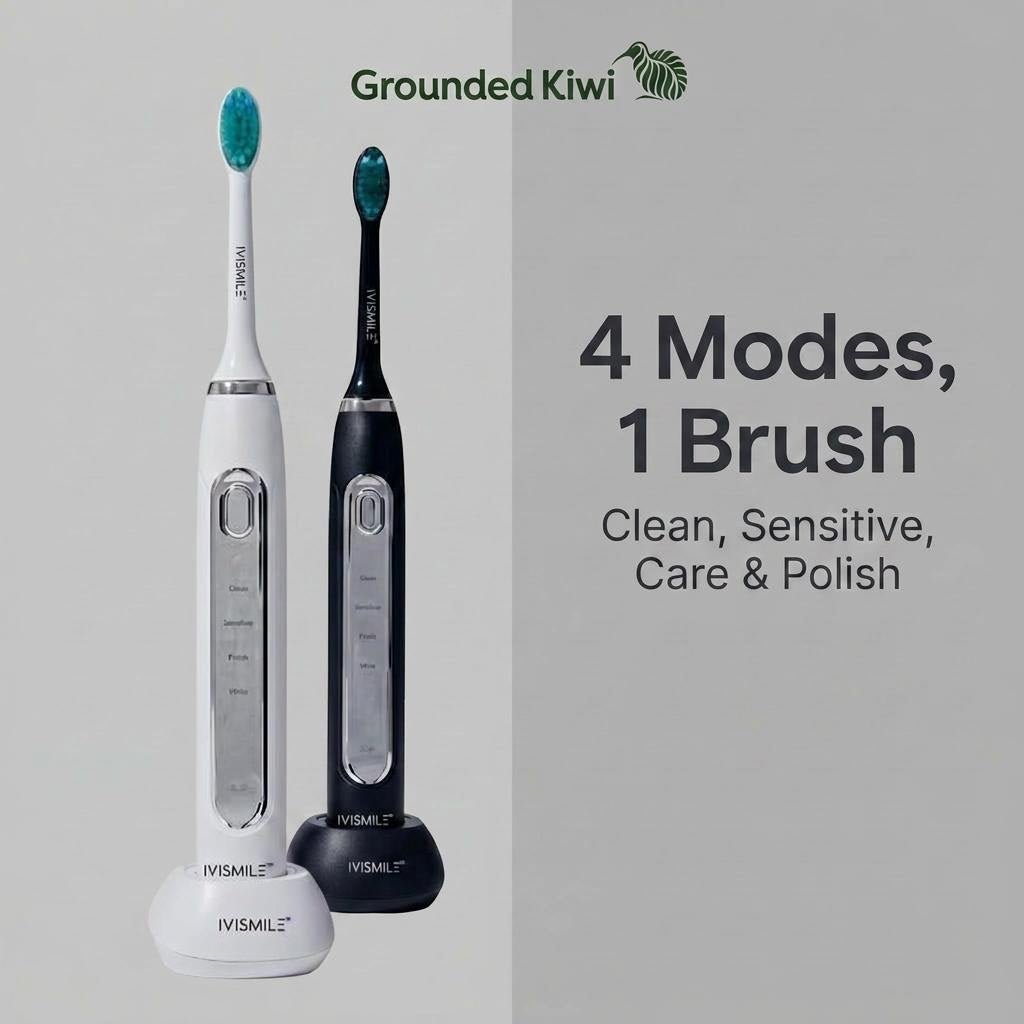 Red Light Therapy Toothbrush - GroundedKiwi.nz hygienemouthoral