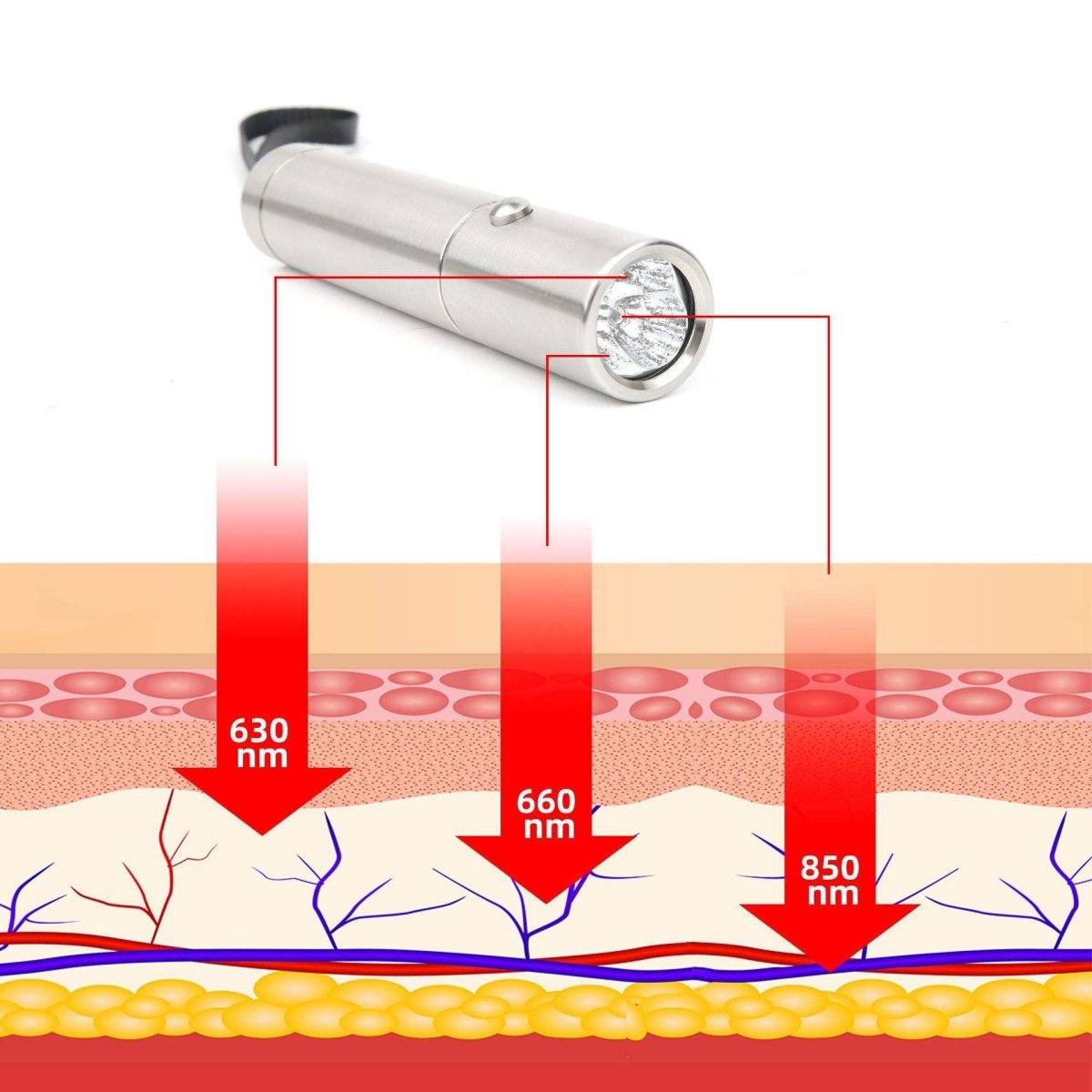 Red Light Torch - RLT - GroundedKiwi.nzred light therapy red light therapybandbeltelbow