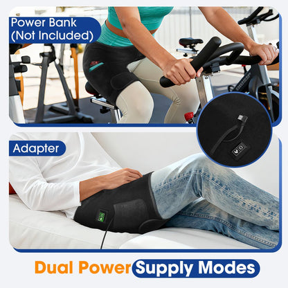 Red Light & Vibration Hip Recovery Belt - GroundedKiwi.nzred light therapy red light therapybandbeltelbow
