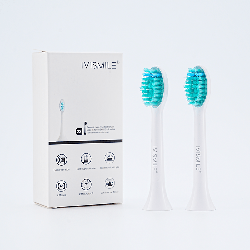 Replacement heads RLT Toothbrush - GroundedKiwi.nz headheadsred light